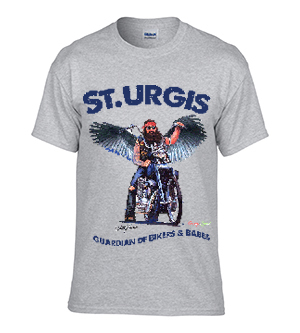 Men's grey St. Urgis T shirt